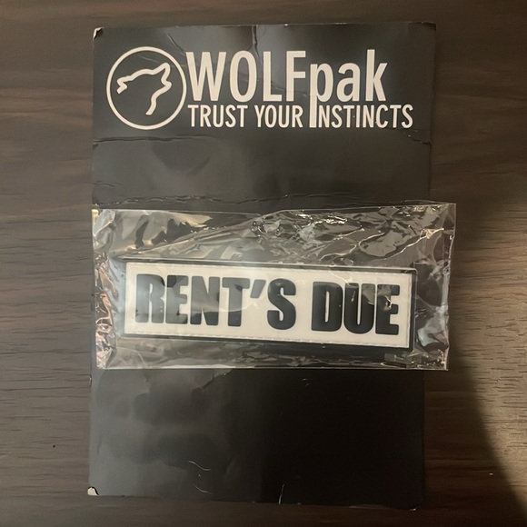 WOLFpak Black and White Patch - Picture 1 of 2